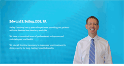 Desktop Screenshot of edwardbaileydds.com