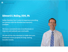 Tablet Screenshot of edwardbaileydds.com